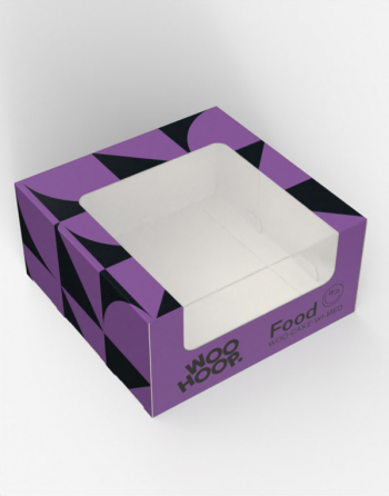 8" Cake Box with Window - Medium