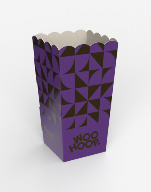 Small Popcorn Box - 50x50x90mm