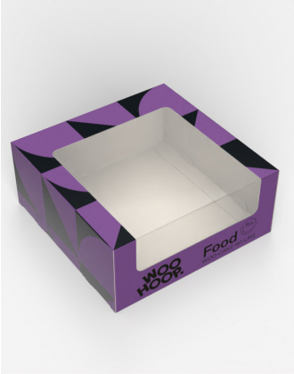 10" Cake Box with Window - Large
