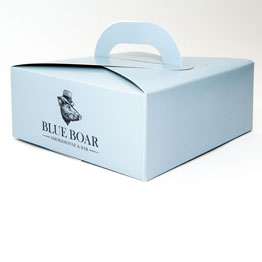 Printed Cake box with handle