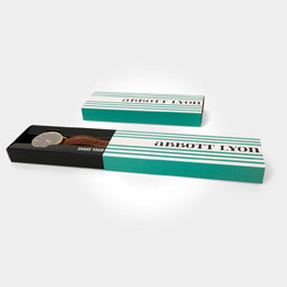 matchbox sleeve and slidetray watch packaging